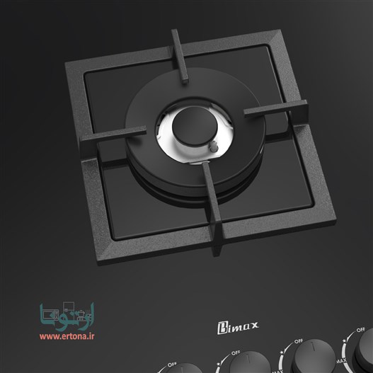 اجاق شیشه‌ای بیمکث مدل 0039 سفید