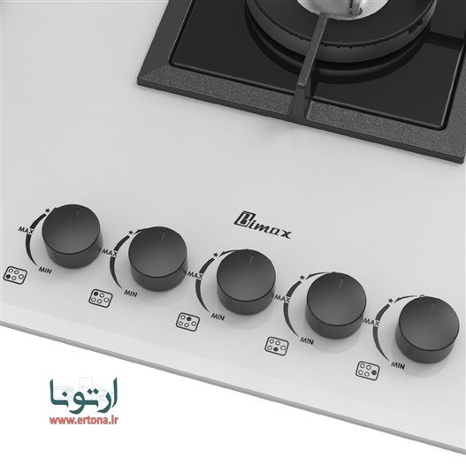 اجاق شیشه‌ای بیمکث مدل 0040 سفید