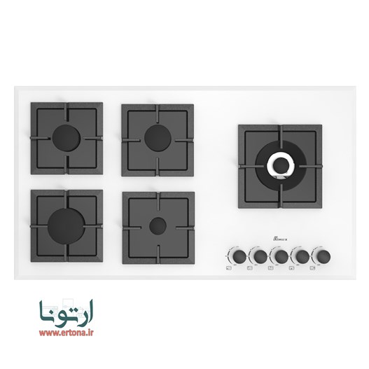 اجاق شیشه‌ای بیمکث مدل 0040 سفید