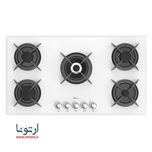 اجاق شیشه‌ای بیمکث مدل 0058 سفید