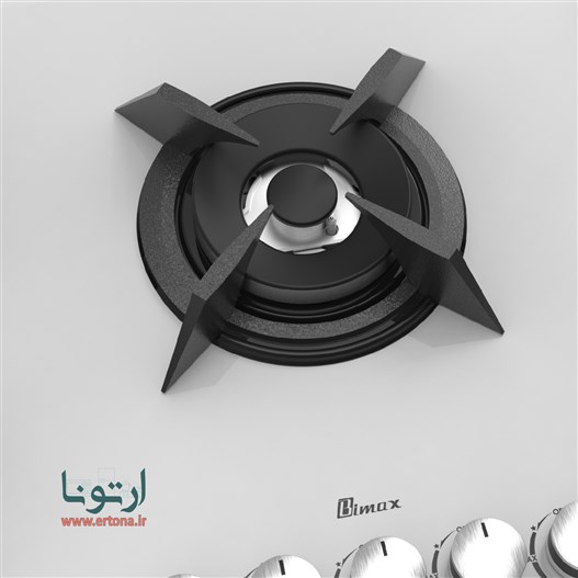 اجاق شیشه‌ای بیمکث مدل 0058 سفید