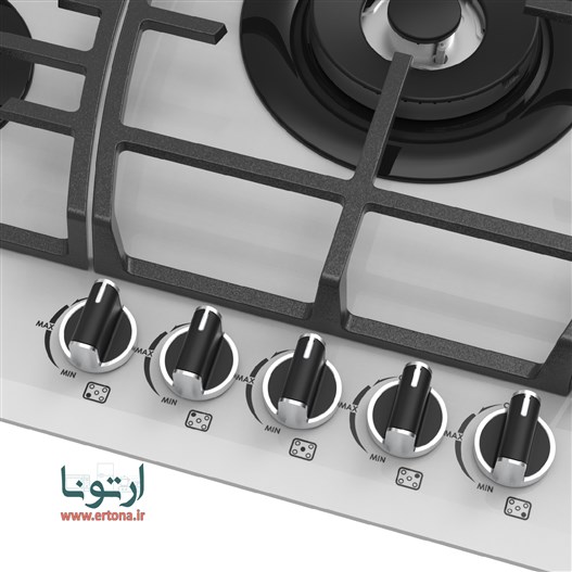 اجاق شیشه‌ای بیمکث مدل 0061 سفید