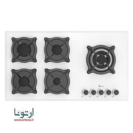 اجاق شیشه‌ای  بیمکث مدل 5097 سفید