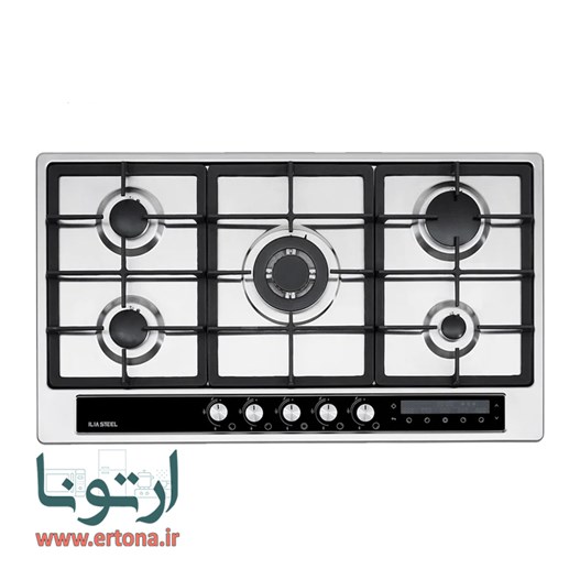 اجاق گاز رومیزی استیل ایلیااستیل مدل S512D