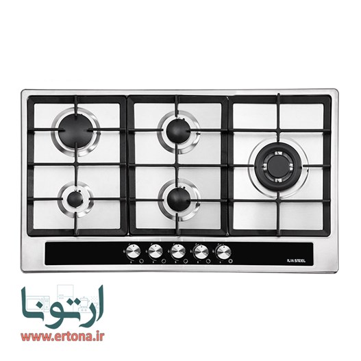 اجاق گاز رومیزی استیل ایلیااستیل مدل S513