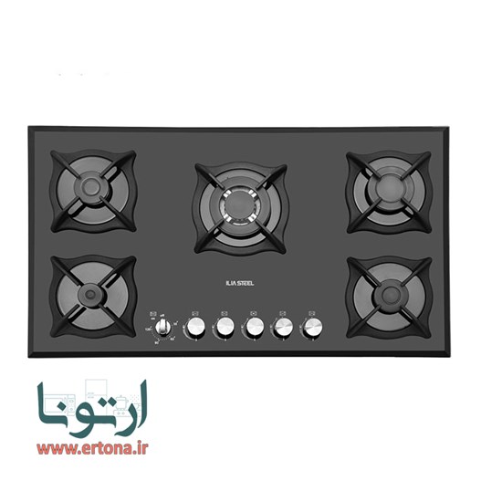 اجاق گاز رومیزی شیشه ای ایلیااستیل مدل G503 T