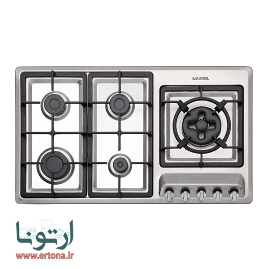 اجاق گاز رومیزی استیل ایلیااستیل مدل S503
