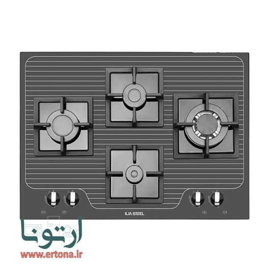 اجاق گاز رومیزی شیشه ای ایلیااستیل مدل G415