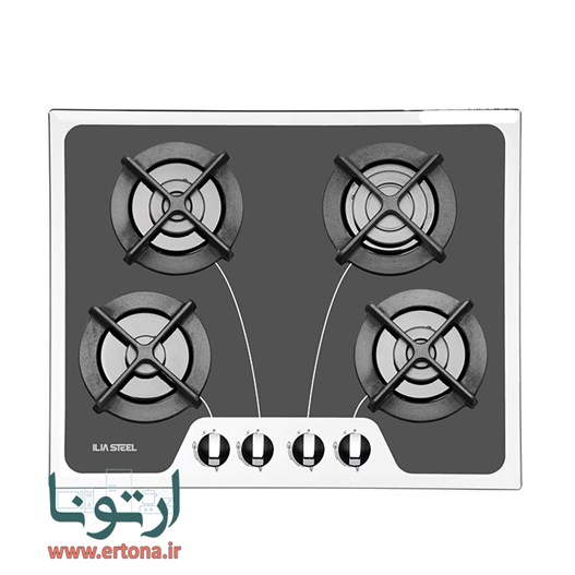اجاق گاز رومیزی شیشه ای ایلیااستیل مدل G408