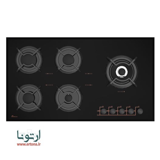 اجاق شیشه‌ای بیمکث مدل 0016 مشکی