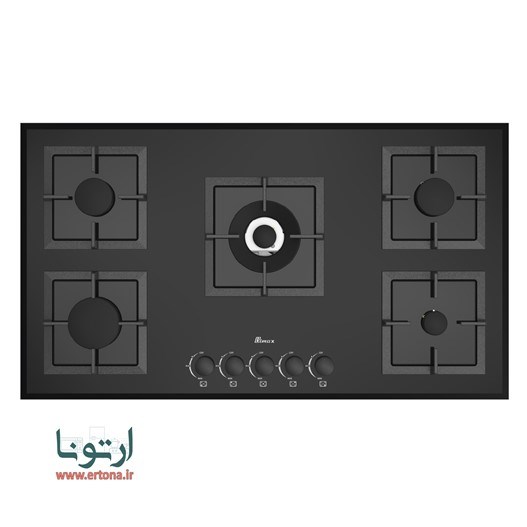 اجاق شیشه‌ای بیمکث مدل 0039 مشکی