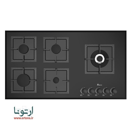 اجاق شیشه‌ای بیمکث مدل 0040 مشکی