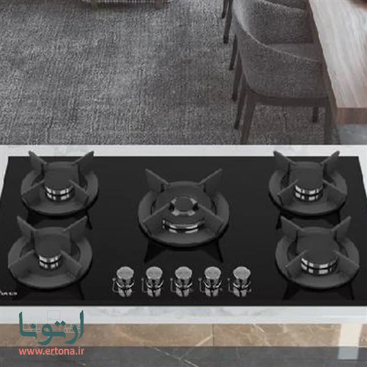 اجاق گاز شیشه ای 5 شعله داتیس مدل DG 553
