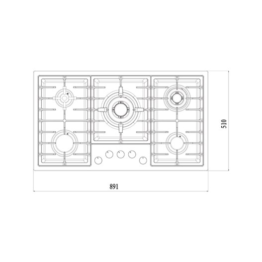 اجاق گاز کن مدل پولاریس | Polaris