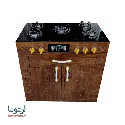 گاز مبله تکنو پروسا طرح فر تمام MDF صفحه شیشه مدل 530