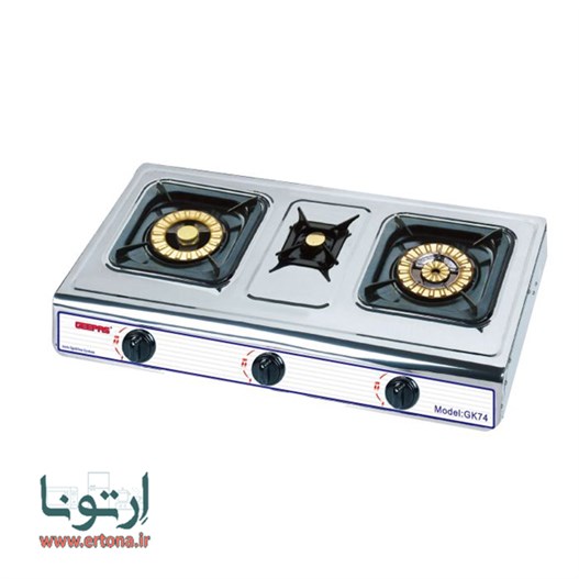 اجاق گاز سه شعله روکار جیپاس مدل GK74