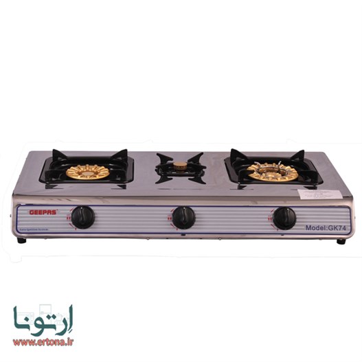 اجاق گاز سه شعله روکار جیپاس مدل GK74