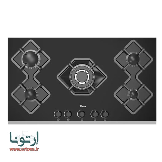 اجاق گاز بیمکث مدل 5090 آینه ای