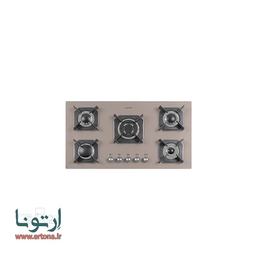 اجاق گاز شیشه ای پرنیان استیل مدل PB5209BE