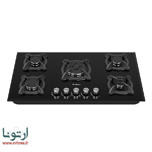 اجاق گاز شیشه ای 5 شعله 3 ژیگلور DUAL داتیس مدل DG 525