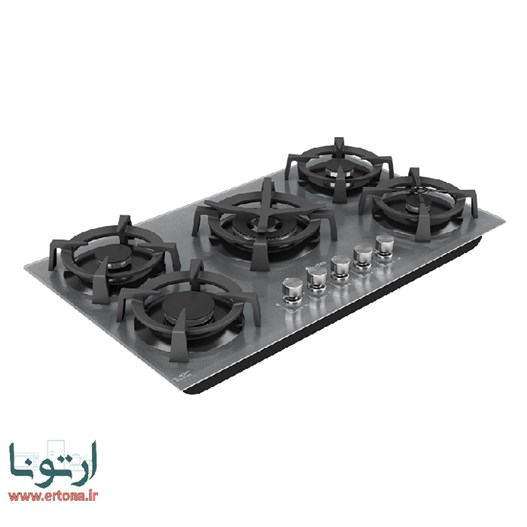 اجاق گاز شیشه ای 5 شعله داتیس مدل DG 567 S سیلور