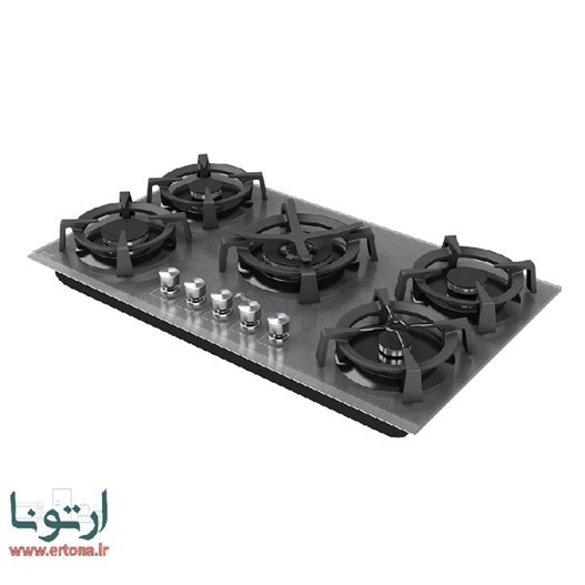 اجاق گاز شیشه ای 5 شعله داتیس مدل DG 567 S سیلور