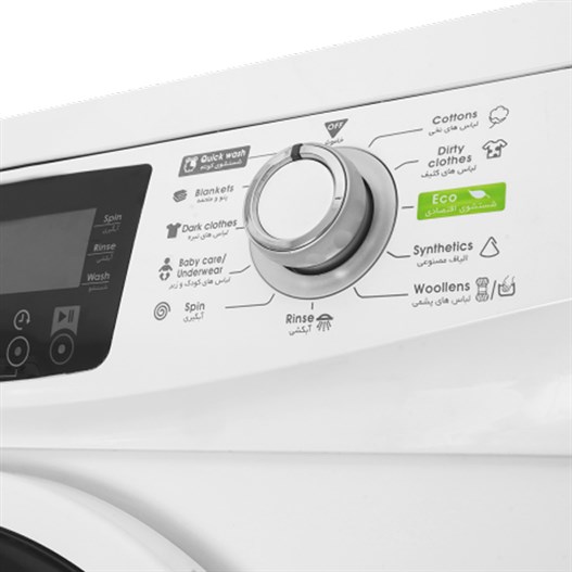 ماشین لباسشویی آبسال تمام اتوماتیک مدل WRE7412 سفید