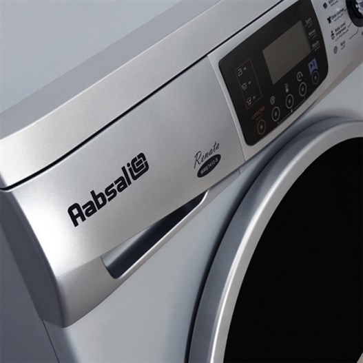 ماشین لباسشویی آبسال تمام اتوماتیک مدل WRE7412 نقره ای